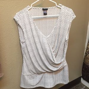 V-neck blouse tank top